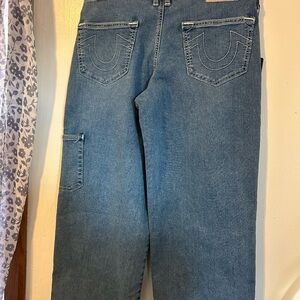True Religion Relaxed Fit Blue Jeans